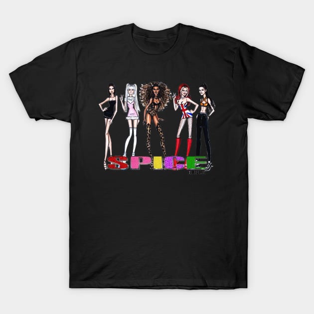 girl band T-Shirt by MAkita Noel